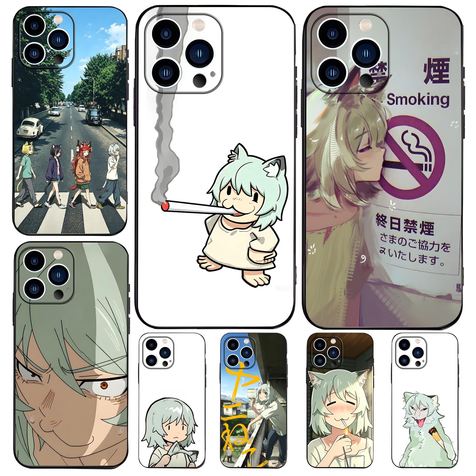 Phone Cases For Iphone 13 - Chainsmoker Cat Phone Case For iPhone17
