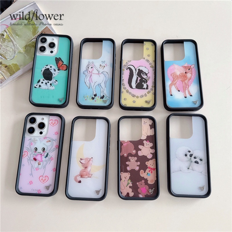 Phone Cases Wildflower - Wildflower ins Fawn Angel Puppy Phone