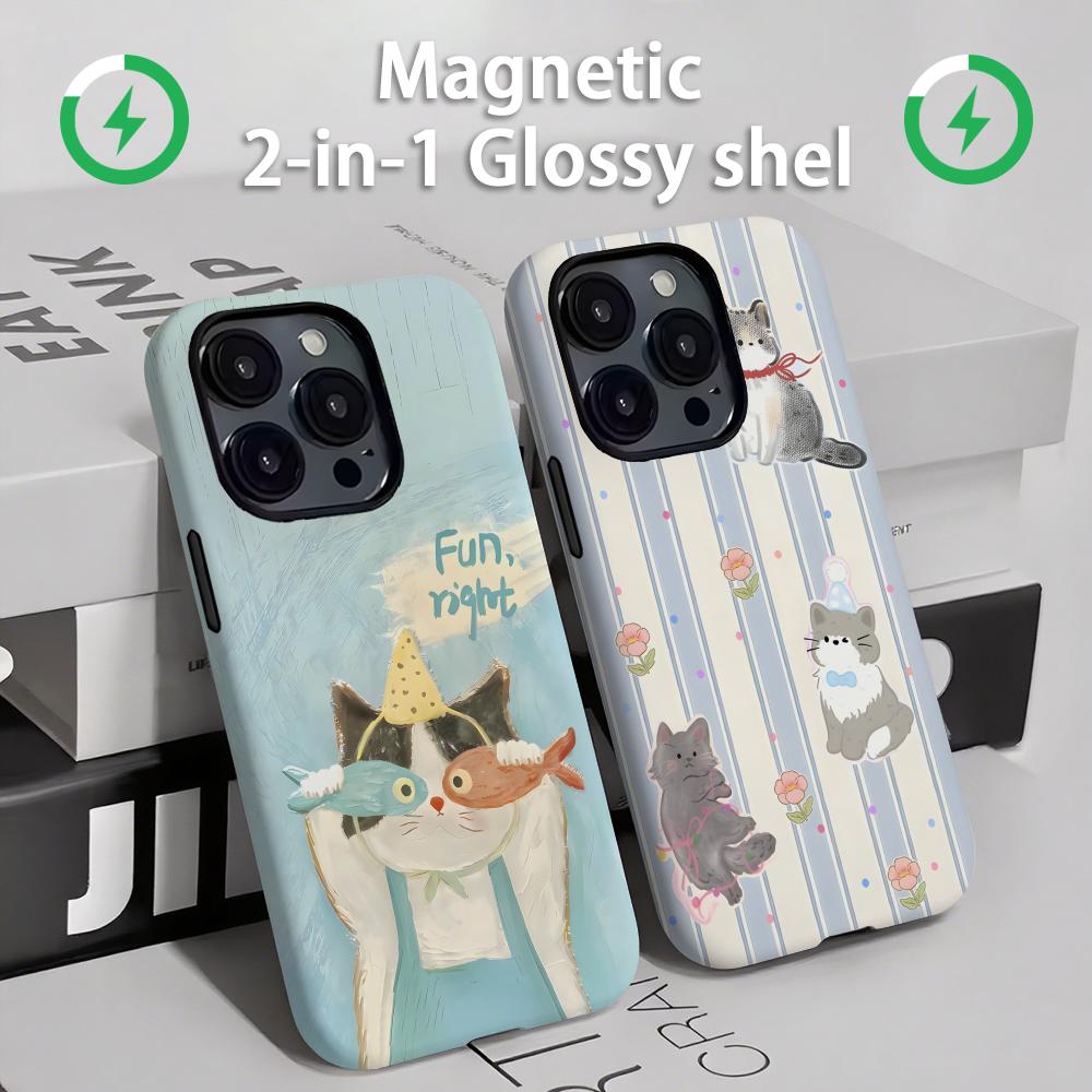 Phone Cases Iphone 11 - Cute cats and dogs Phone Case