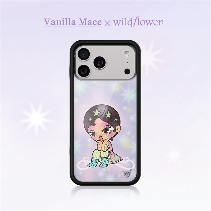 Phone Cases Wildflower - Wildflower Style Vanilla Mace Cartoon Girl