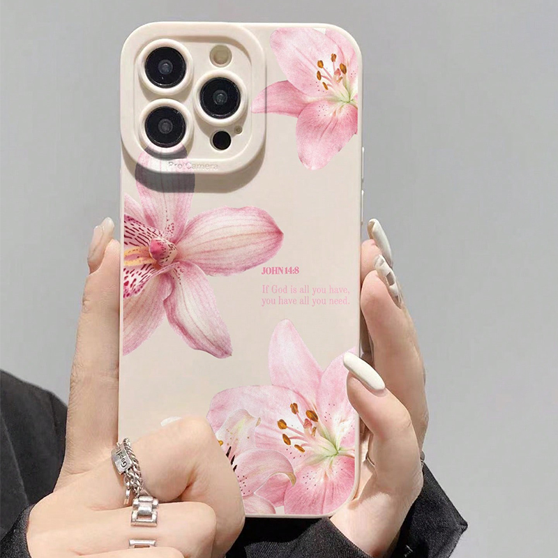 Blue Floral Painted Silicone I - Phone Cases Otterbox recension och pris