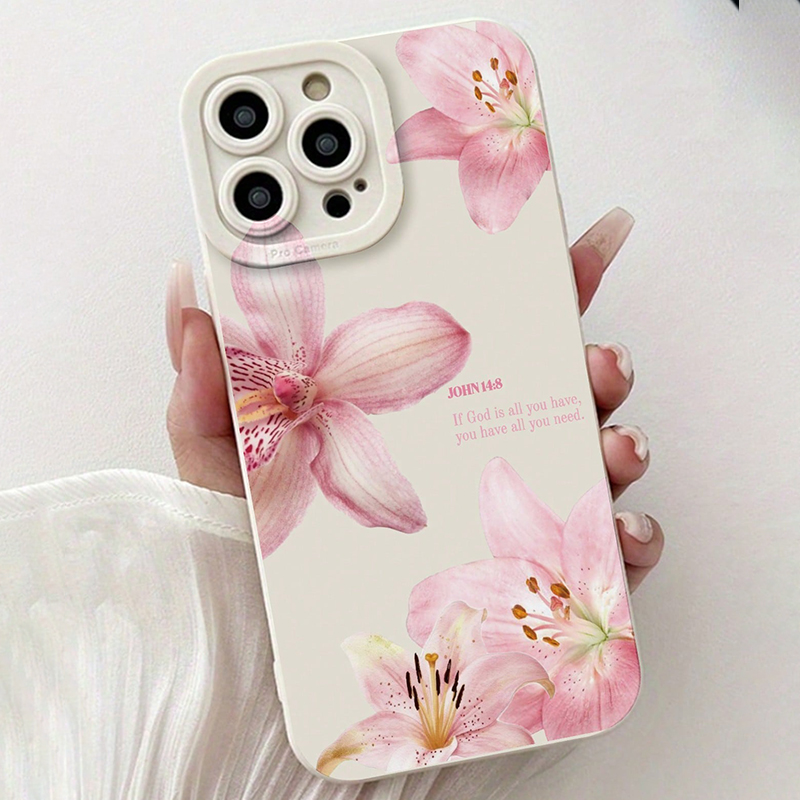 Blue Floral Painted Silicone I - Phone Cases Otterbox recension och pris