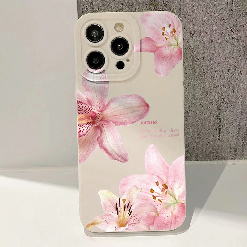Blue Floral Painted Silicone I - Phone Cases Otterbox recension och pris