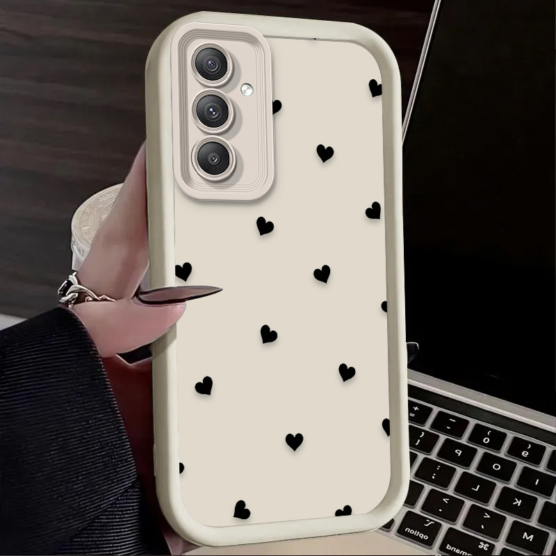 Black Love Heart Bowknot Case  - Phone Cases A14 Samsung recension och pris