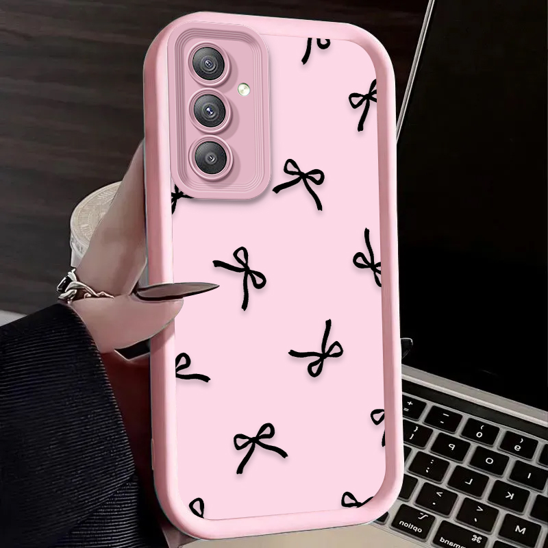 Black Love Heart Bowknot Case  - Phone Cases A14 Samsung recension och pris