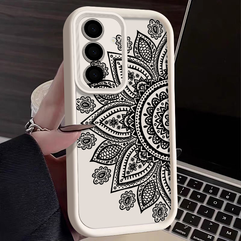 Retro Flower Totem Pattern Cas - Phone Cases A14 Samsung recension och pris