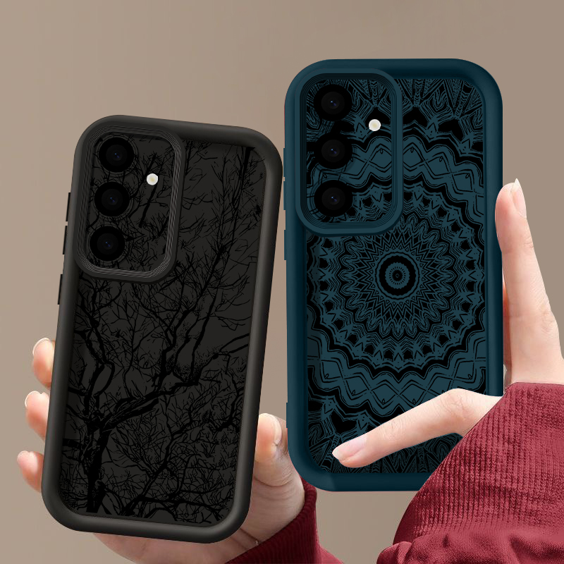 Retro Flower Totem Pattern Cas - Phone Cases A14 Samsung recension och pris