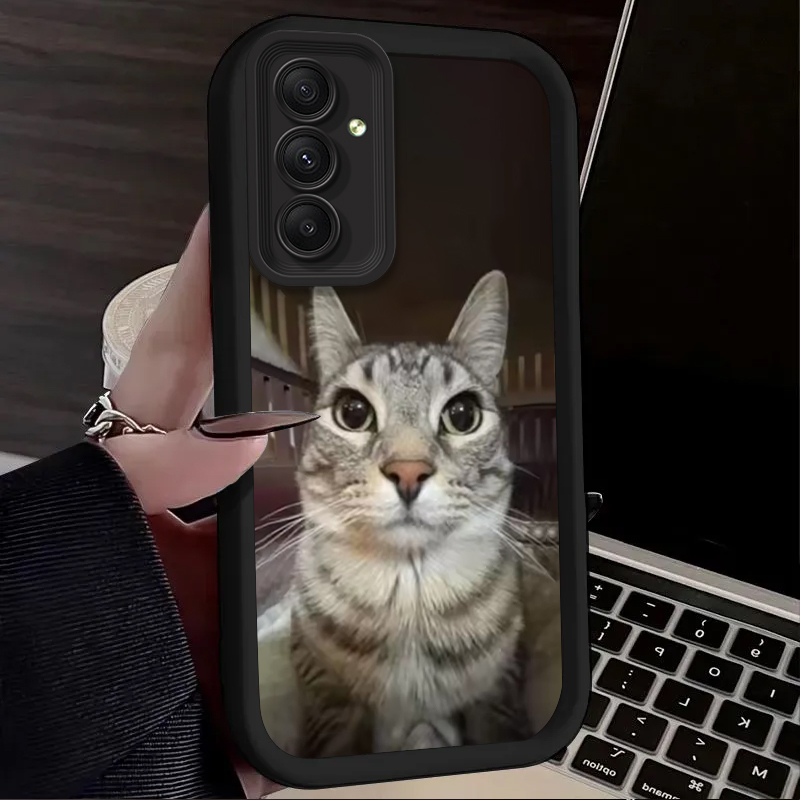 Trendy Cat Smoking Phone Case  - Phone Cases A14 Samsung recension och pris