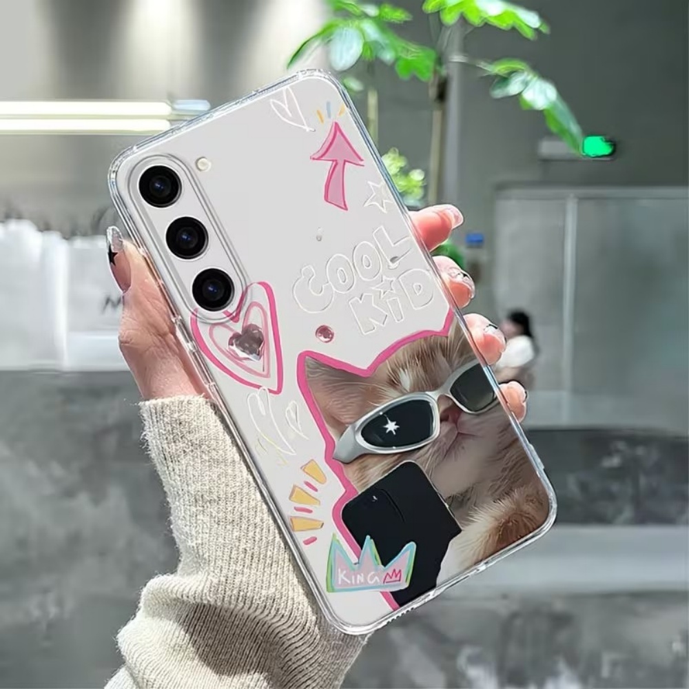 Puppy Pattern Clear TPU Phone  - Phone Cases Protective recension och pris