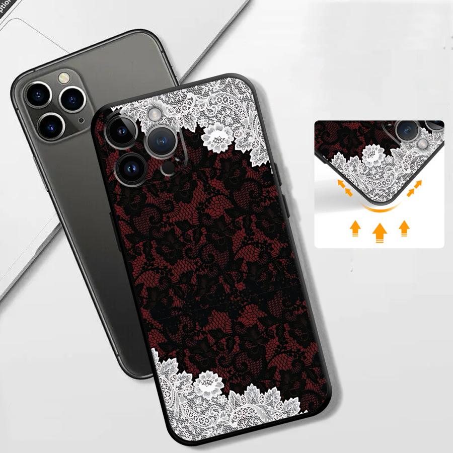 Black And Red Sexy Lace Phone  - Phone Cases Xs recension och pris