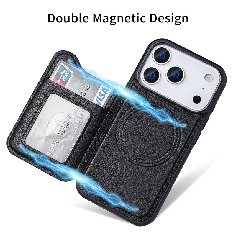 For Magsafe Magnetic Flip Leat - Phone Cases With Wallet recension och pris