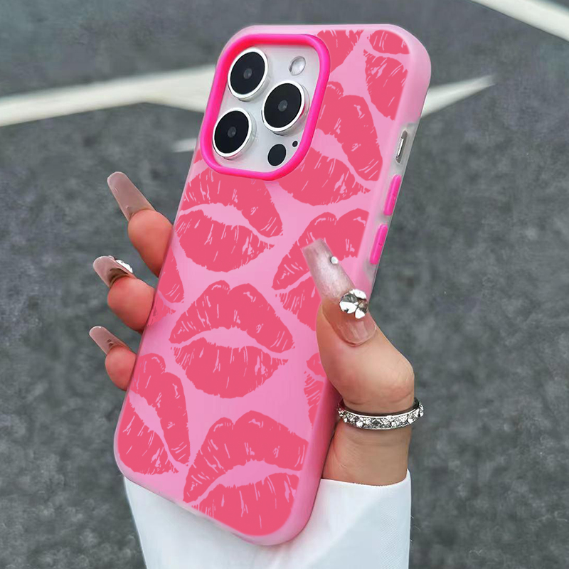 Sexy Girl Pink Lips  Pattern D - Phone Cases Girls recension och pris
