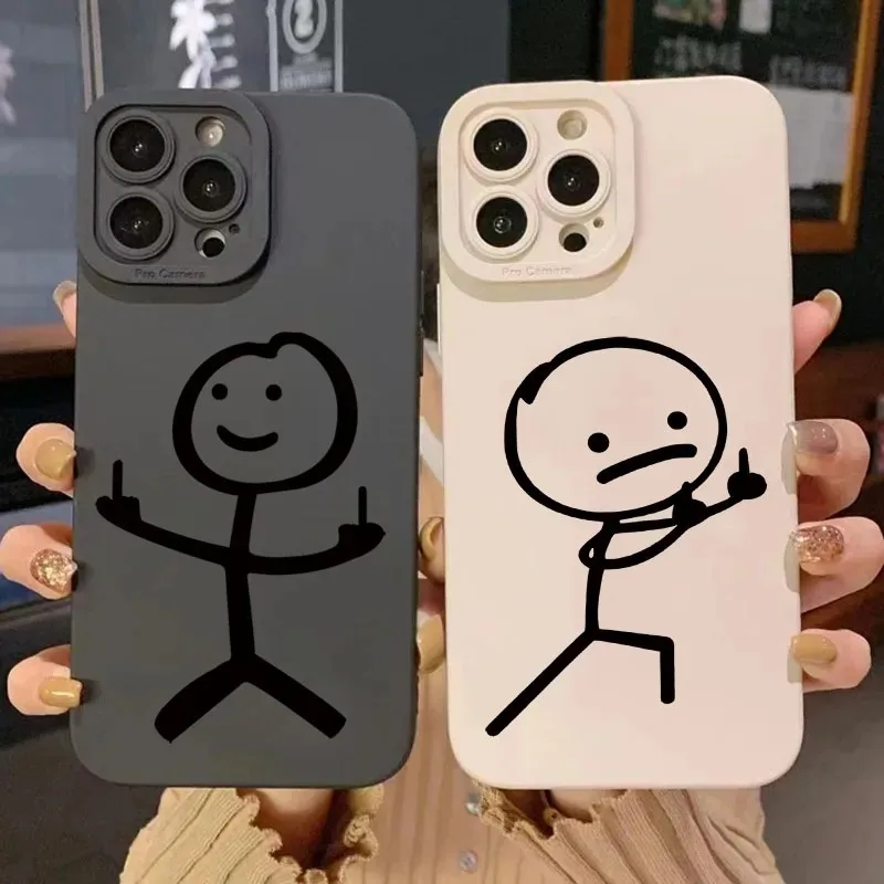 Cute Cartoon Matchman Matte Si - Phone Cases Xs recension och pris