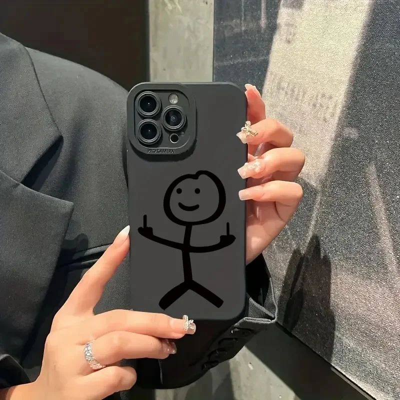 Cute Cartoon Matchman Matte Si - Phone Cases Xs recension och pris