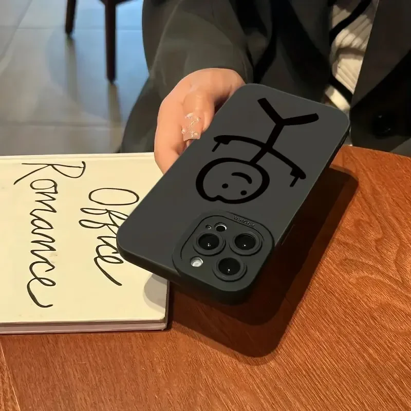 Cute Cartoon Matchman Matte Si - Phone Cases Xs recension och pris