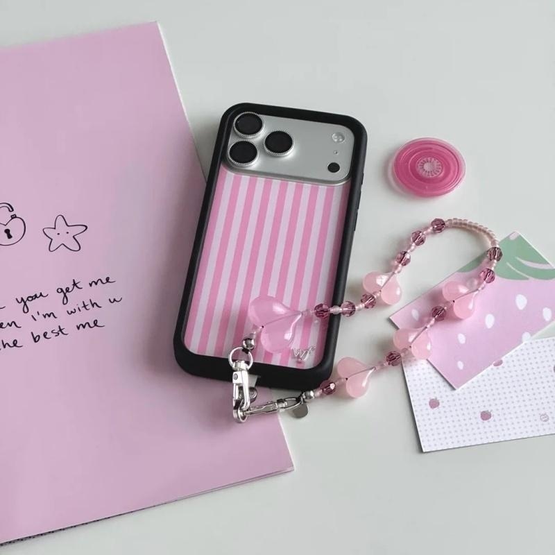 Wildflower ins Pink Stripes Ph - Phone Cases Wildflower recension och pris