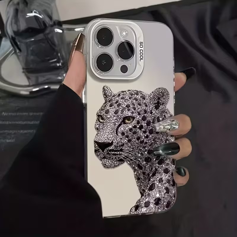 IMD Holographic Silver Phone C - Phone Cases Leopard Print recension och pris