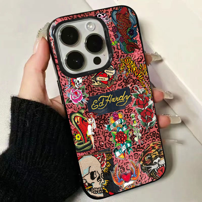 Leopard Print Skull Snake Tige - Phone Cases Leopard Print recension och pris