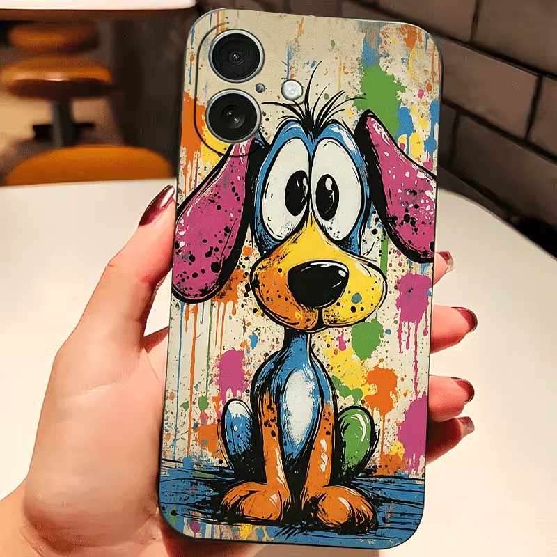 Graffiti Colored Puppy TPU Pho - Phone Cases Otterbox recension och pris