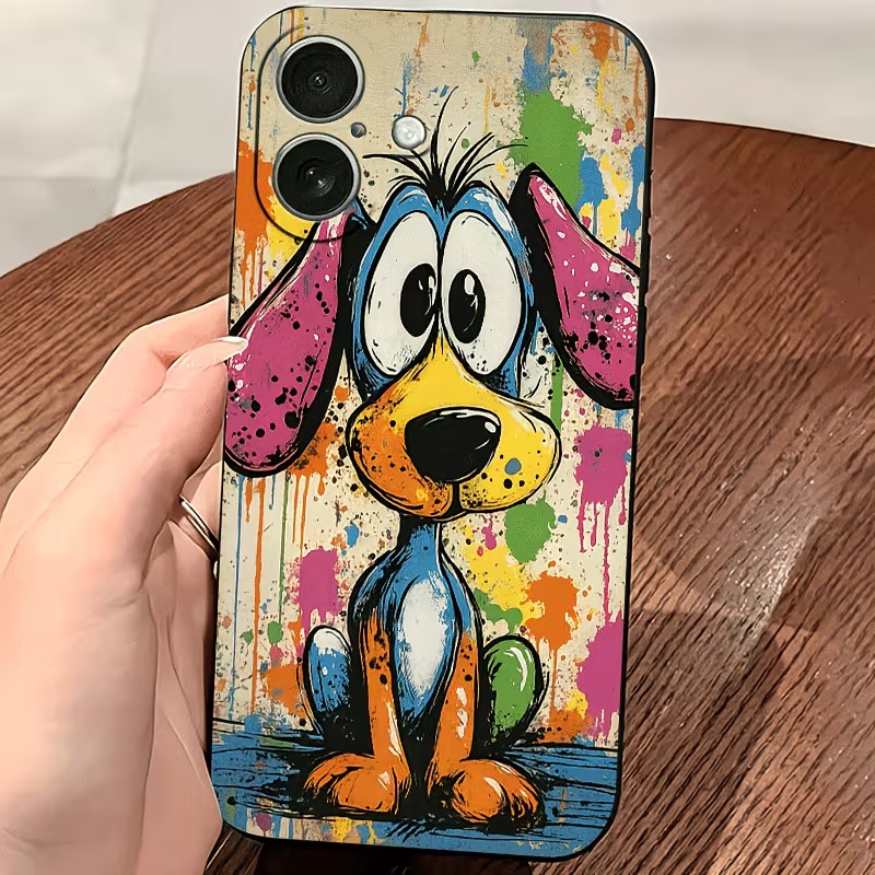 Graffiti Colored Puppy TPU Pho - Phone Cases Otterbox recension och pris