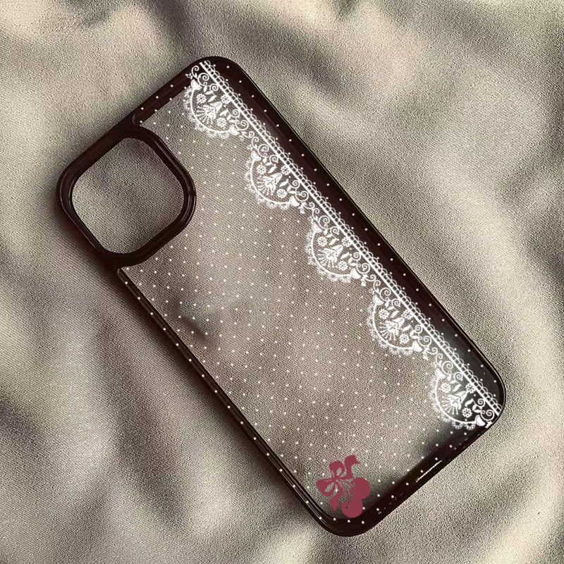 Cute Cherry Bow White Lace Pol - Phone Cases Xr Cute recension och pris
