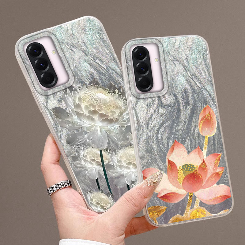 Golden Lotus Case for Samsung  - Phone Cases A14 Samsung recension och pris