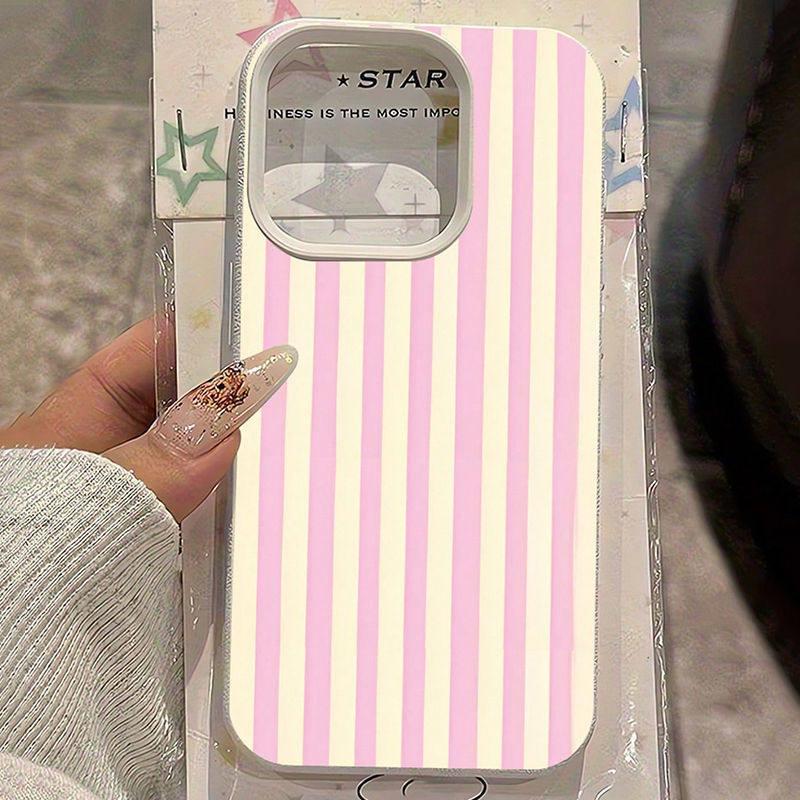 Simple Pink Vertical Striped L - Phone Cases Otterbox recension och pris