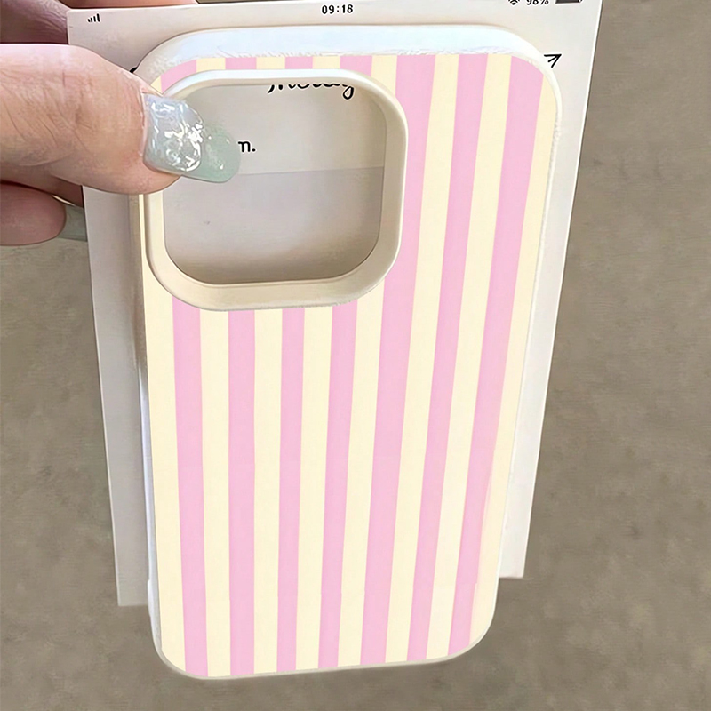 Simple Pink Vertical Striped L - Phone Cases Otterbox recension och pris