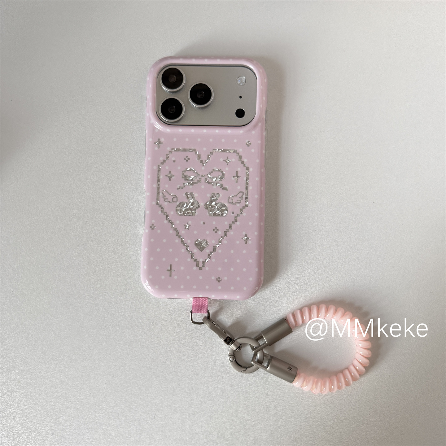 Korean Ins Pink Sweet Girl Rab - Phone Cases Girls recension och pris