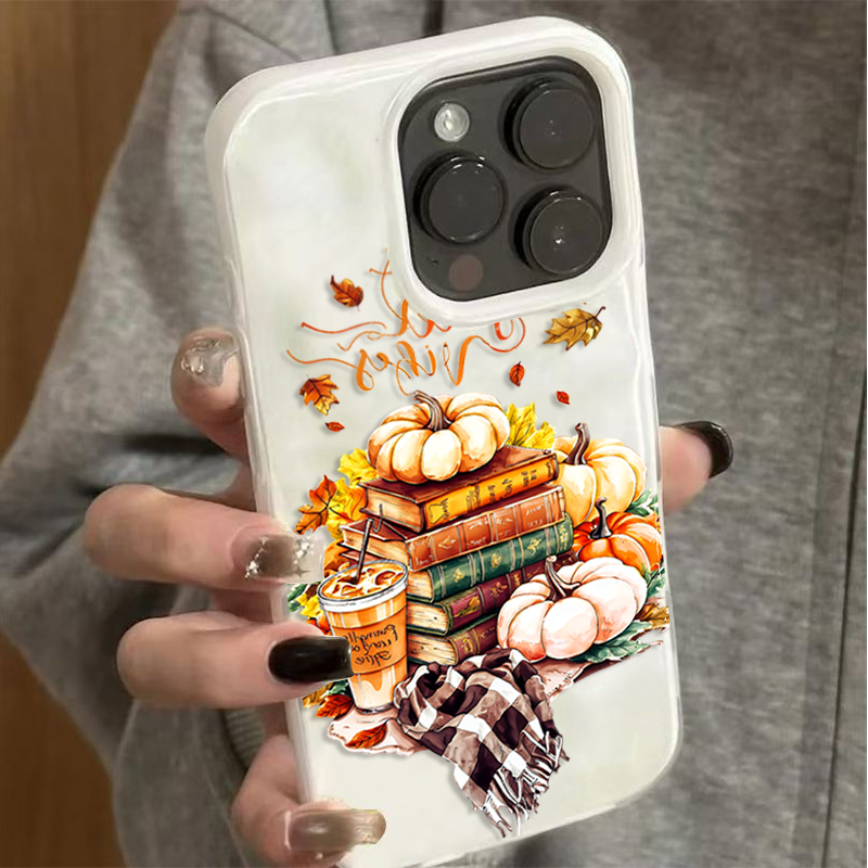 Autumn Fall Pumpkin Coffee Pho - Phone Cases Protective recension och pris