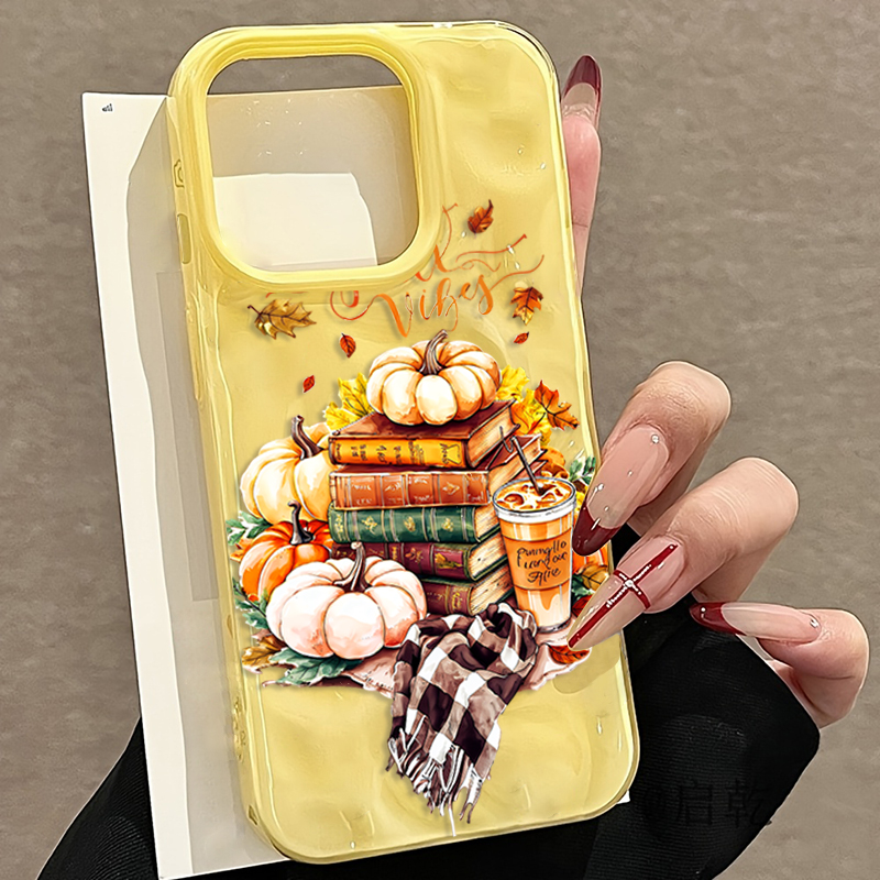 Autumn Fall Pumpkin Coffee Pho - Phone Cases Protective recension och pris