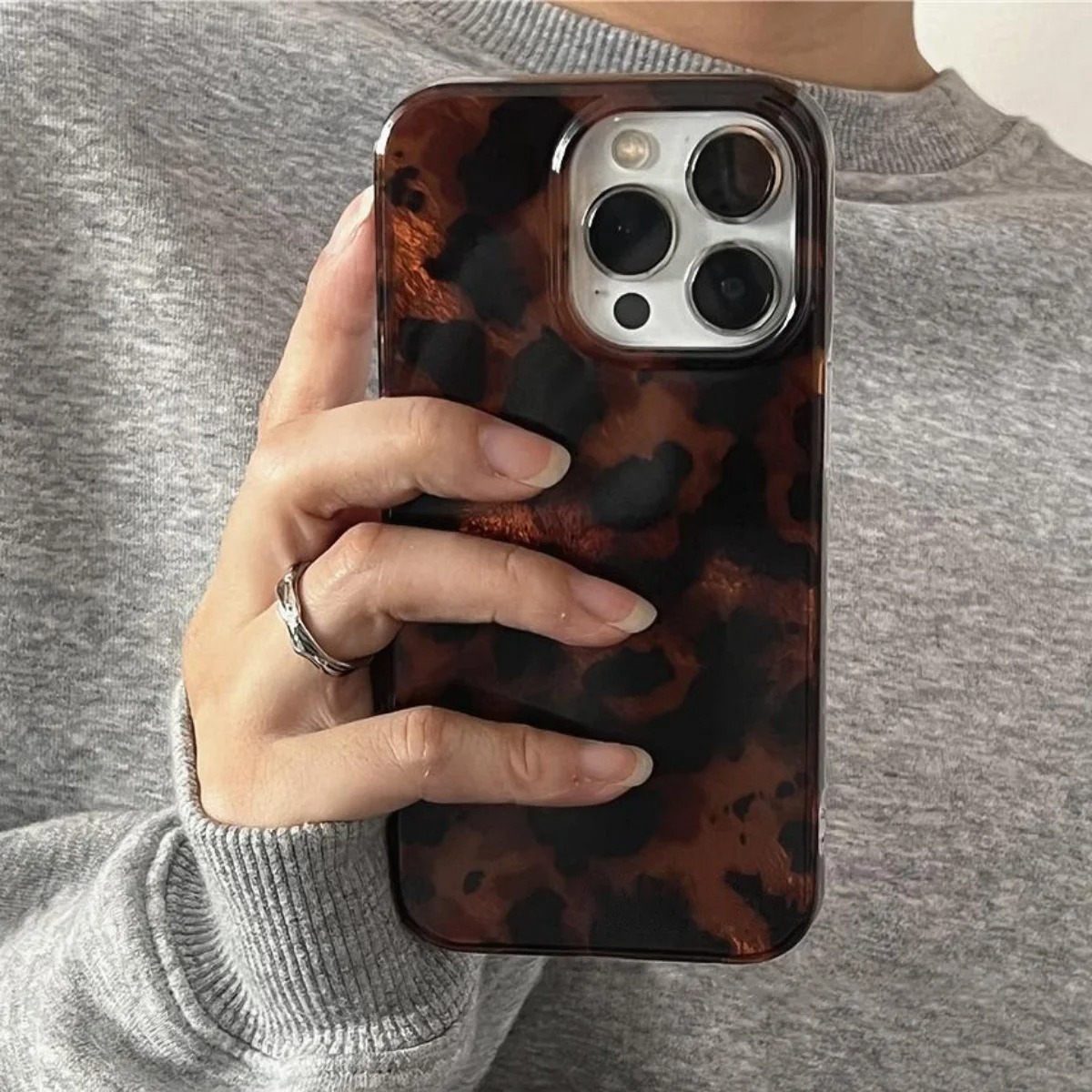 Retro Amber Texture Laser Phon - Phone Cases Xs recension och pris