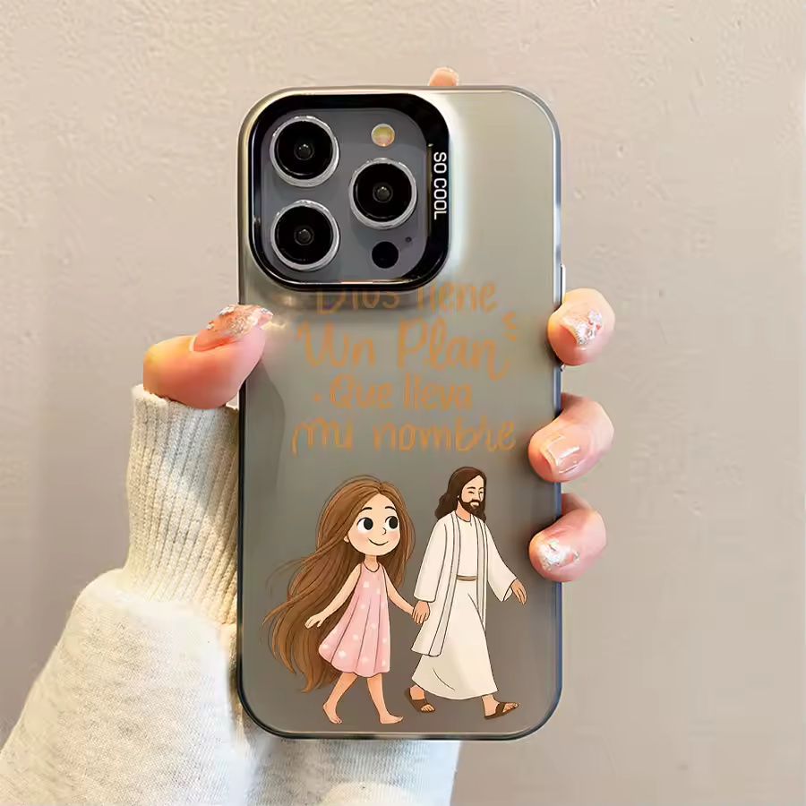 Cute Girl Walking With God Mat - Phone Cases Xr Cute recension och pris