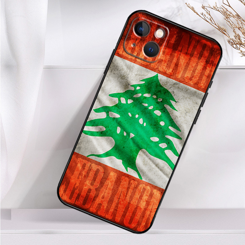 Lebanon Flag Map Shockproof Ca - Phone Cases Lebanon recension och pris