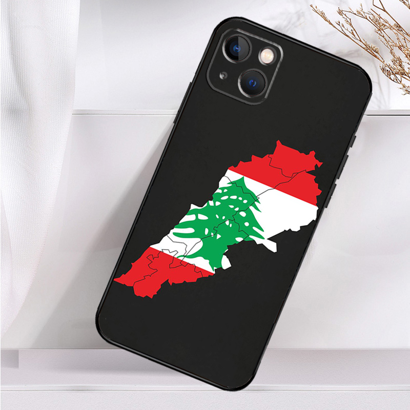 Lebanon Flag Map Shockproof Ca - Phone Cases Lebanon recension och pris