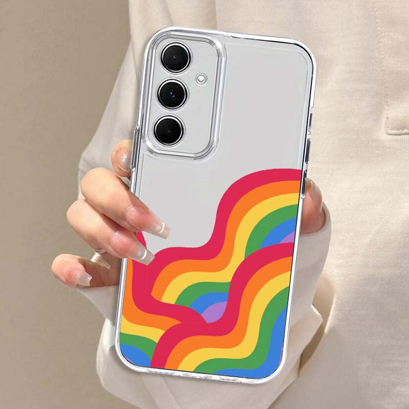 Colorful Rain Bow Art For Sams - Phone Cases A14 Samsung recension och pris