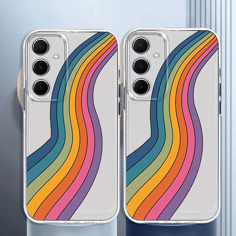 Colorful Rain Bow Art For Sams - Phone Cases A14 Samsung recension och pris