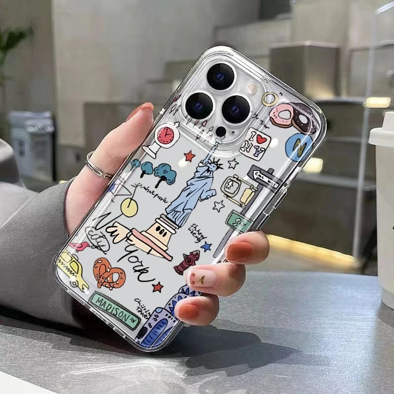 Cute New York City Doodle Phon - Phone Cases York recension och pris