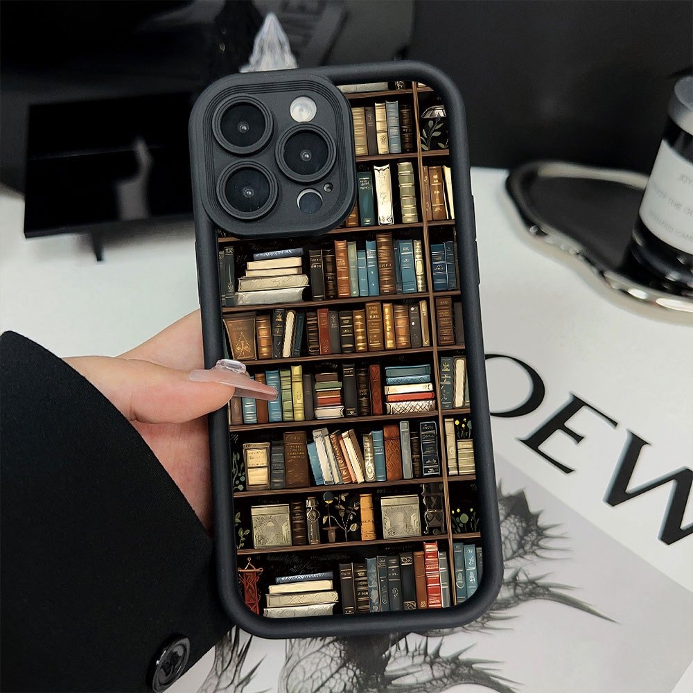 Book Shelf Creative Pattern Ph - Phone Cases Otterbox recension och pris