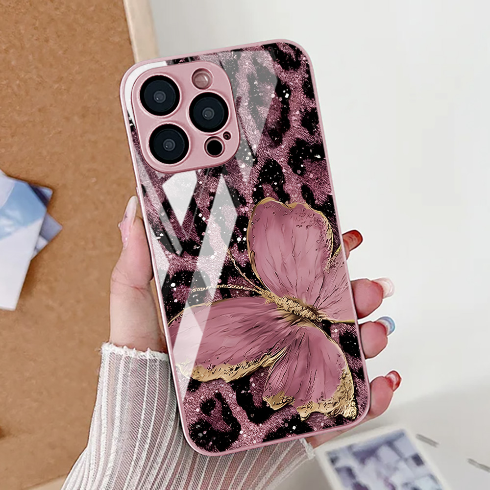 Butterfly Leopard Print Phone  - Phone Cases Leopard Print recension och pris