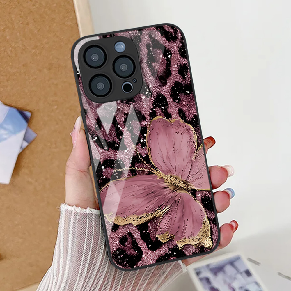 Butterfly Leopard Print Phone  - Phone Cases Leopard Print recension och pris