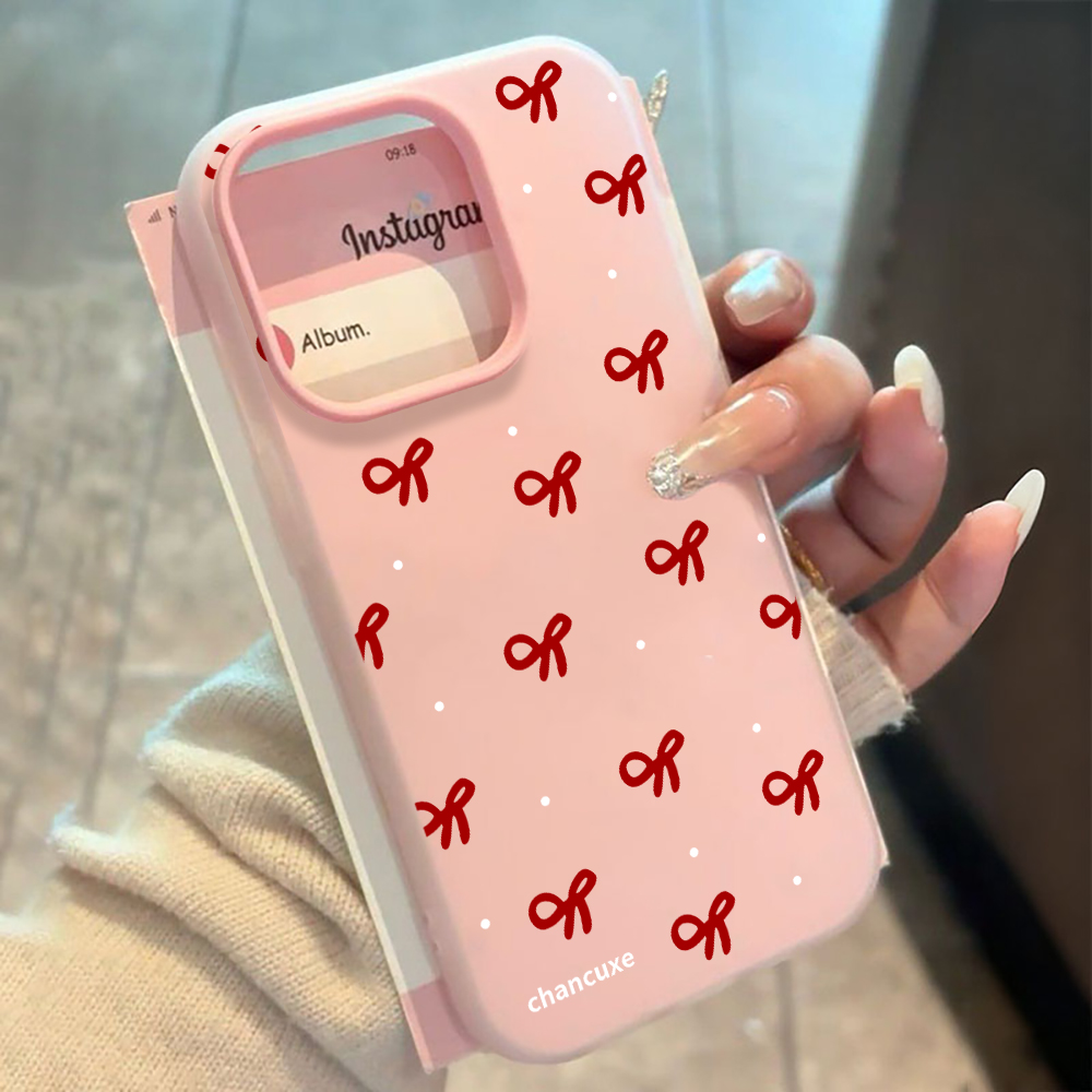 Minimalist Bow Girl INS Phone  - Phone Cases Girls recension och pris