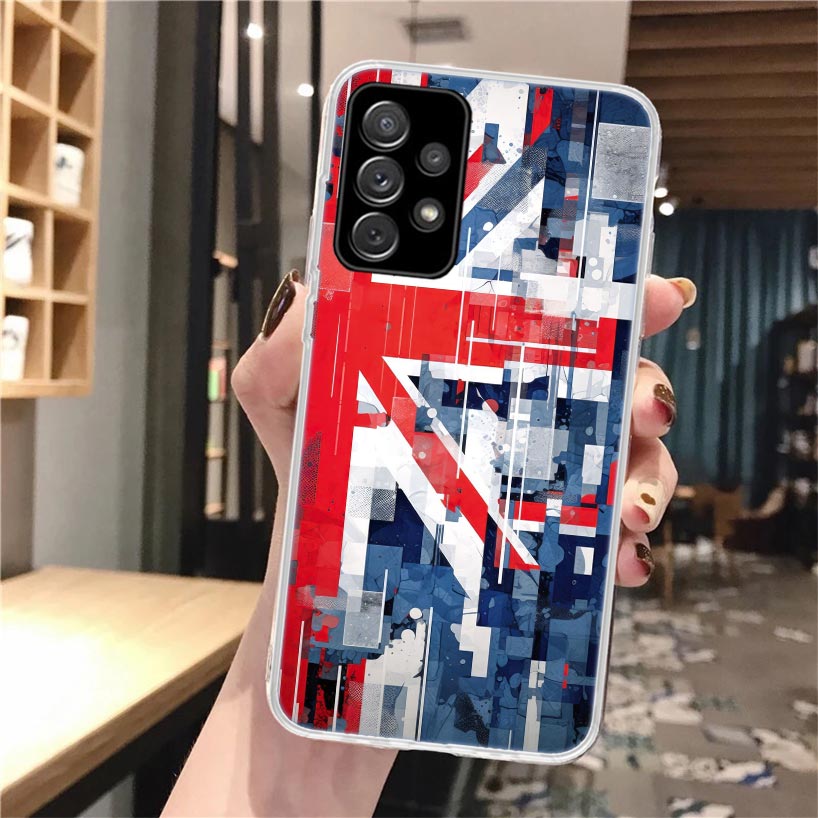 Union Jack England UK Flag Sil - Phone Cases Uk Samsung recension och pris