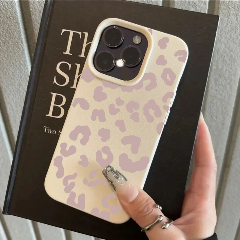 Pink Leopard Print Lichee Patt - Phone Cases Leopard Print recension och pris