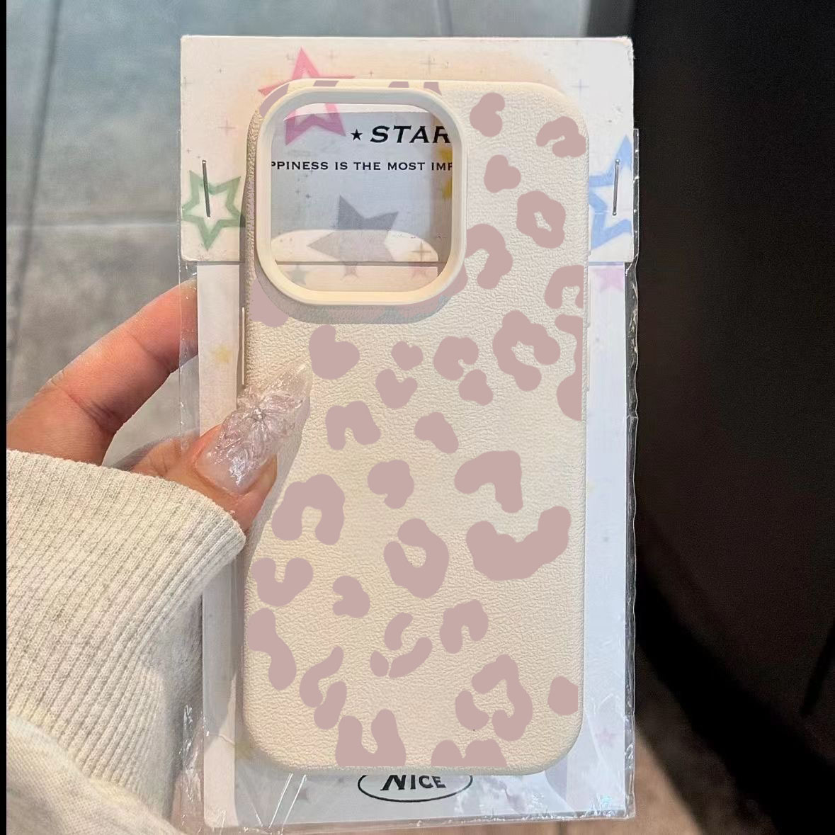 Pink Leopard Print Lichee Patt - Phone Cases Leopard Print recension och pris