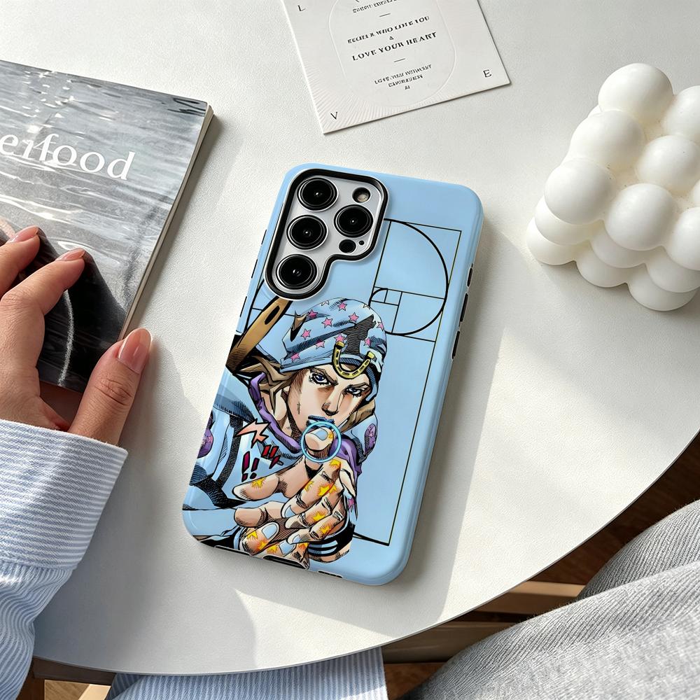 Hot cool Anime J-JOJO Steel Ba - Phone Cases Samsung S23 recension och pris