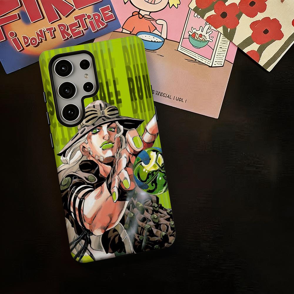 Hot cool Anime J-JOJO Steel Ba - Phone Cases Samsung S23 recension och pris