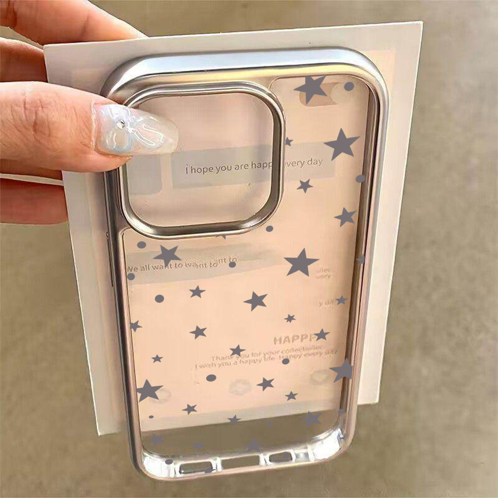 Y2K Stars Fashion Clear Cases  - Phone Cases For Iphone 12 Pro Max recension och pris