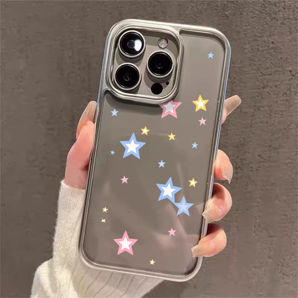 Y2K Stars Fashion Clear Cases  - Phone Cases For Iphone 12 Pro Max recension och pris