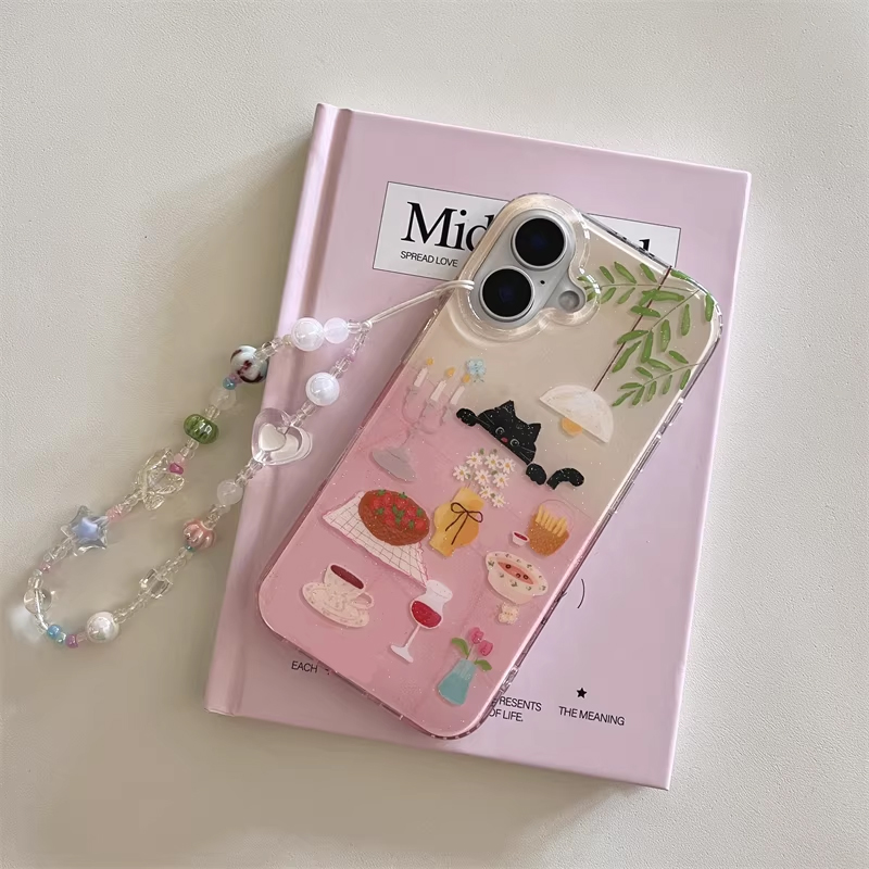 Ins Girl Cute Dining Table Lit - Phone Cases Girls recension och pris
